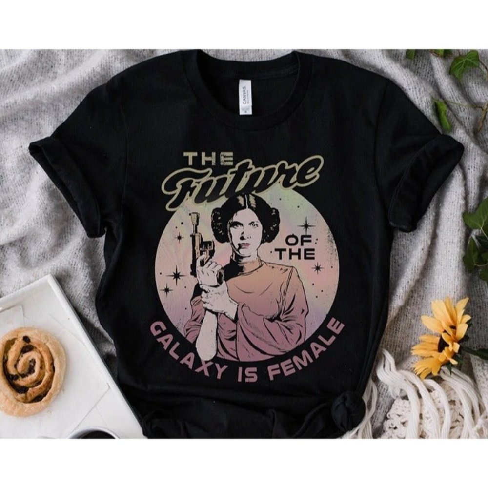 Star Wars Princess Lea "The Future Is Female" Unisex Graphic Tee Sizes S-XL